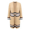 Simplee Elegant long sleeve print cardigan Women autumn winter loose casual sweater cardigan 2018 fashion women outwear jumpers
