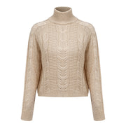Glamaker Red casual fashion knitting sweater Women long sleeve sexy jumper Female autumn winter turtleneck streetwear pullover