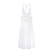 Varsbaby ladies deep V ultra-thin  lace underwear halter solid women