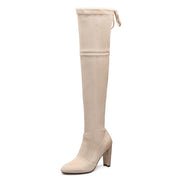 DoraTasia brand new women's shoes woman boots large sizes 33-46 autumn winter over knee boots high heels sexy party boots women