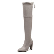 DoraTasia brand new women's shoes woman boots large sizes 33-46 autumn winter over knee boots high heels sexy party boots women