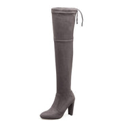 DoraTasia brand new women's shoes woman boots large sizes 33-46 autumn winter over knee boots high heels sexy party boots women