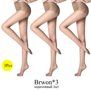 BONAS 2018 New Sexy Breathable Tights 5D Tear-resistant Women Stretchy Pantyhose Ultra-thin Nylon Tights Female Black Stockings
