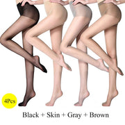 BONAS 2018 New Sexy Breathable Tights 5D Tear-resistant Women Stretchy Pantyhose Ultra-thin Nylon Tights Female Black Stockings