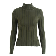 Simplee Turtleneck knitting sweater women Casual cotton knitted winter sweater pullover female 2017 Autumn winter jumper