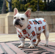 [MPK Dog Wear] Dog T-shirt for French Bulldog, Dog Clothes, Cans Printed T-shirt (DC-Cans)