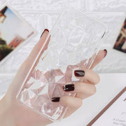 USLION Case For Samsung Galaxy Note 9 8 S8 S9 Plus S7 Edge 3D Diamond Clear Soft Phone Case for Galaxy A6 A8 Plus J2 J5 J7 Prime