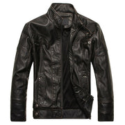 Mountainskin New Men's Leather Jackets Motorcycle PU Jacket Male Autumn Casual Leather Coats Slim Fit Mens Brand Clothing SA588