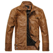 Mountainskin New Men's Leather Jackets Motorcycle PU Jacket Male Autumn Casual Leather Coats Slim Fit Mens Brand Clothing SA588