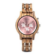 BOBO BIRD Women Watches Luxury Chronograph Date Quartz Watch Luxury Versatile Ladies Wooden Timepieces Accept Logo Drop Shipping