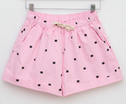 2018 New Summer Shorts Cats Pattern High Waist Elastic Cotton Short Fresh Floral Women Shorts Feminino