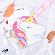 5styles Cartoon Animal Unicorn Coin Purse Girls Small Mini Change PU Leather Wallet Purse Women Key Wallet Coin Bag Kids Gifts