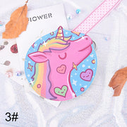 5styles Cartoon Animal Unicorn Coin Purse Girls Small Mini Change PU Leather Wallet Purse Women Key Wallet Coin Bag Kids Gifts