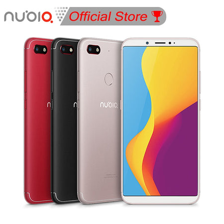 Original Official Nubia V18 Smartphone 6.01 inch 4GB RAM 64GB ROM Octa core Fingerprint ID Full Screen Dual SIM Cards Ultra Slim