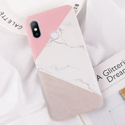 Marble Phone Case For Xiaomi 8 Mi8 SE 6 Plus Cartoon Pineapple Letter Back Cover Coque For Redmi 5 5A 6 Pro Hard PC Cases