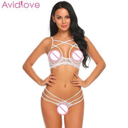 Avidlove Bra & Brief Sets Women's Sexy Lingerie Lace Nightgowns Sexy Bra Panty Womans Lingerie Exotic Bra Sets Sex Products