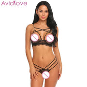 Avidlove Bra & Brief Sets Women's Sexy Lingerie Lace Nightgowns Sexy Bra Panty Womans Lingerie Exotic Bra Sets Sex Products